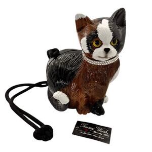 Vintage Retired TIMMY WOODS Beverly Hills Womens Handbag Cat Black NWT Swarovski